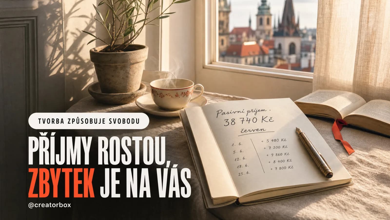 Pasivní příjem z obsahu: jak vydělávat na tom, co vytvoříš jednou